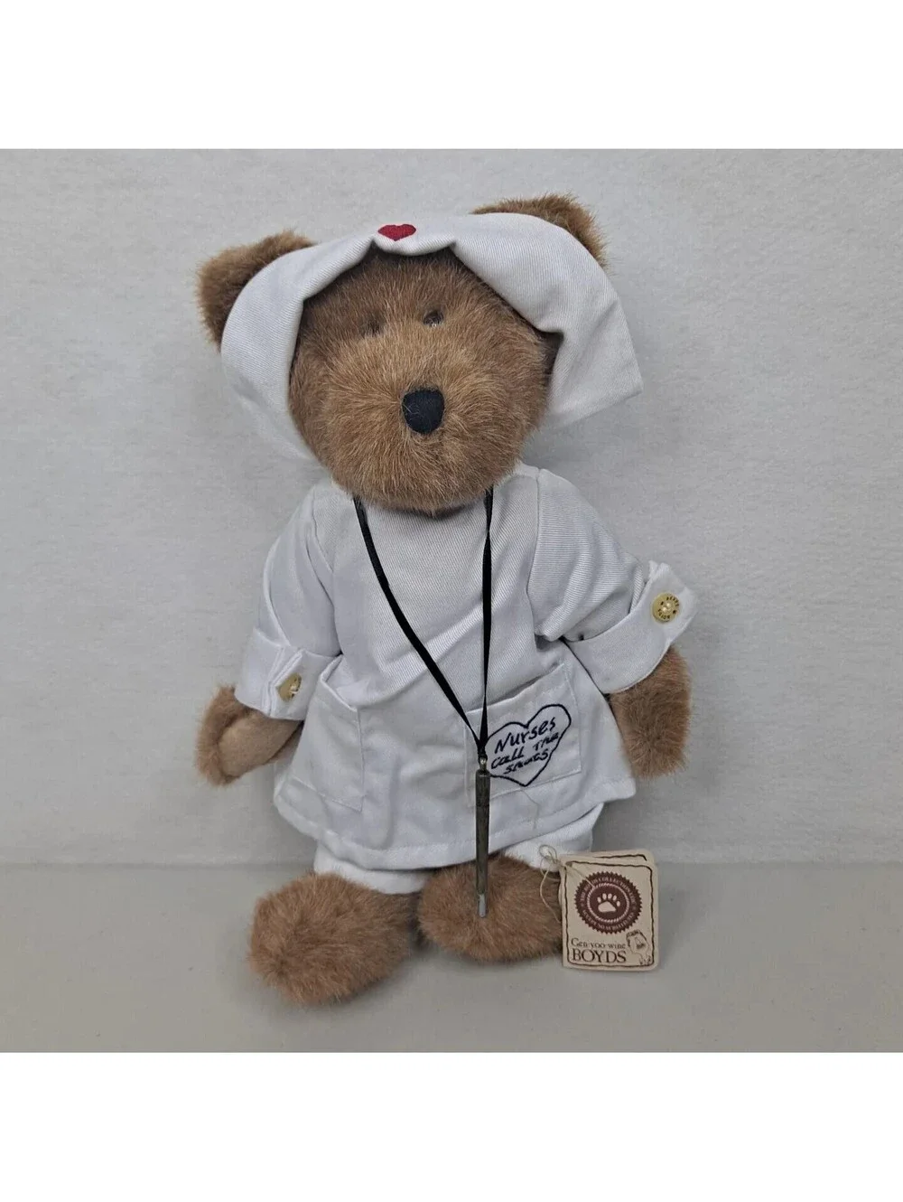 Florence Nightenbear Boyds Bear Nurses Call the Shots 12 Inch Hospital Nurse